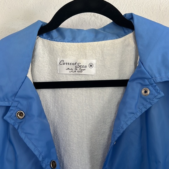 Light Blue Vintage Windbreaker - Picture 2 of 2